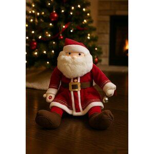 Hallmark Polar Express Santa Plush Musical Bell 2004 Christmas Not Tested